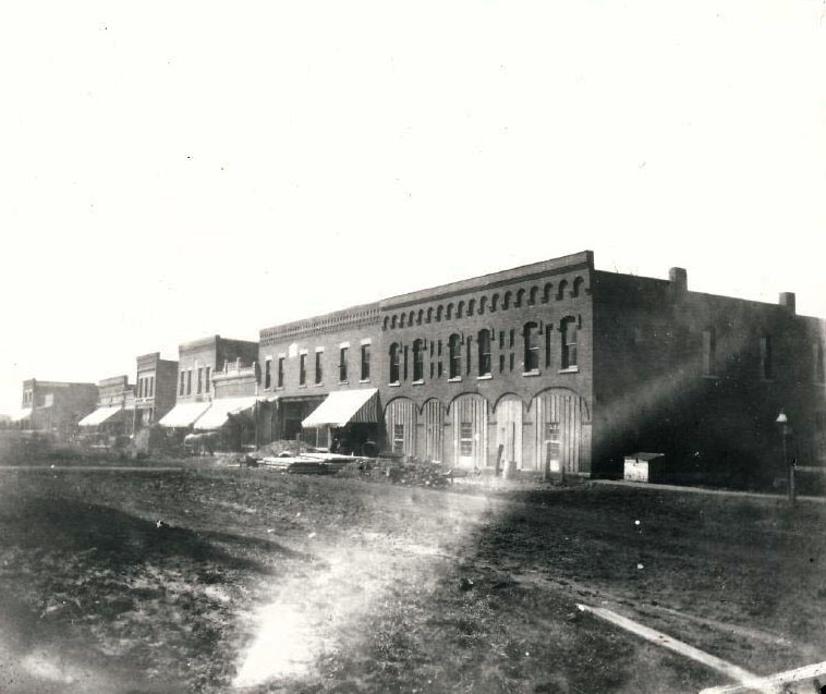 Main Street, brick reconstruction after 1892 fire